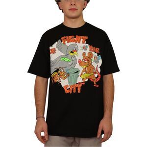 Belchez Mens Fight City Animated Graphic T-Shirt, NWT